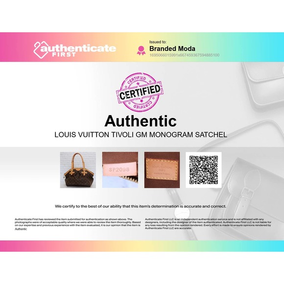 SALE Louis Vuitton Tivoli GM Monogram Discontinued Vintage - Picture 2 of 16